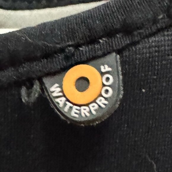 Bogs Ks Classic High HA Slip On Handles Winter Snow Boots Black Size 5Y - Picture 9 of 10